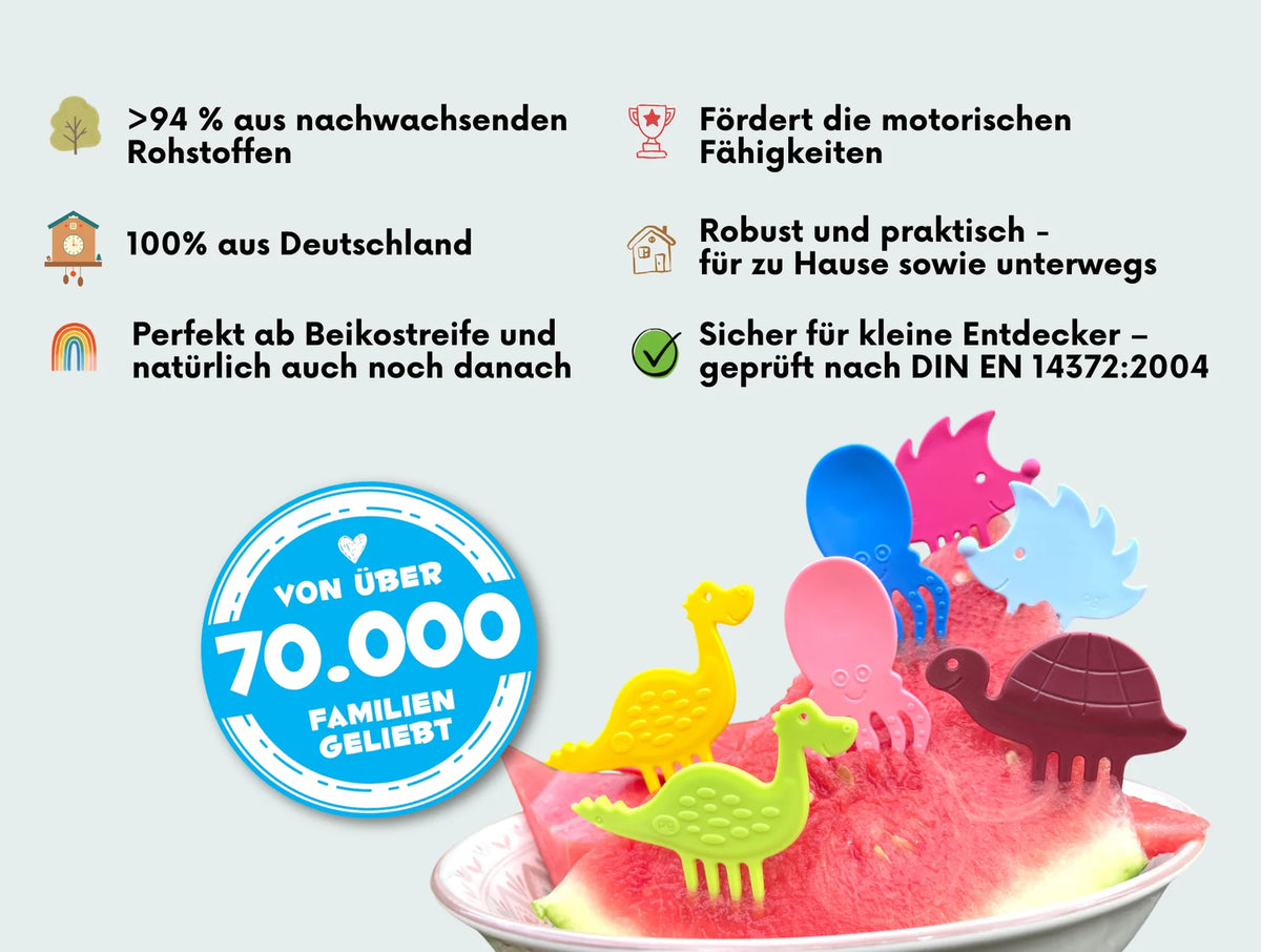 Pieksi und Griffel - Snack Piekser - verschiedene Sets