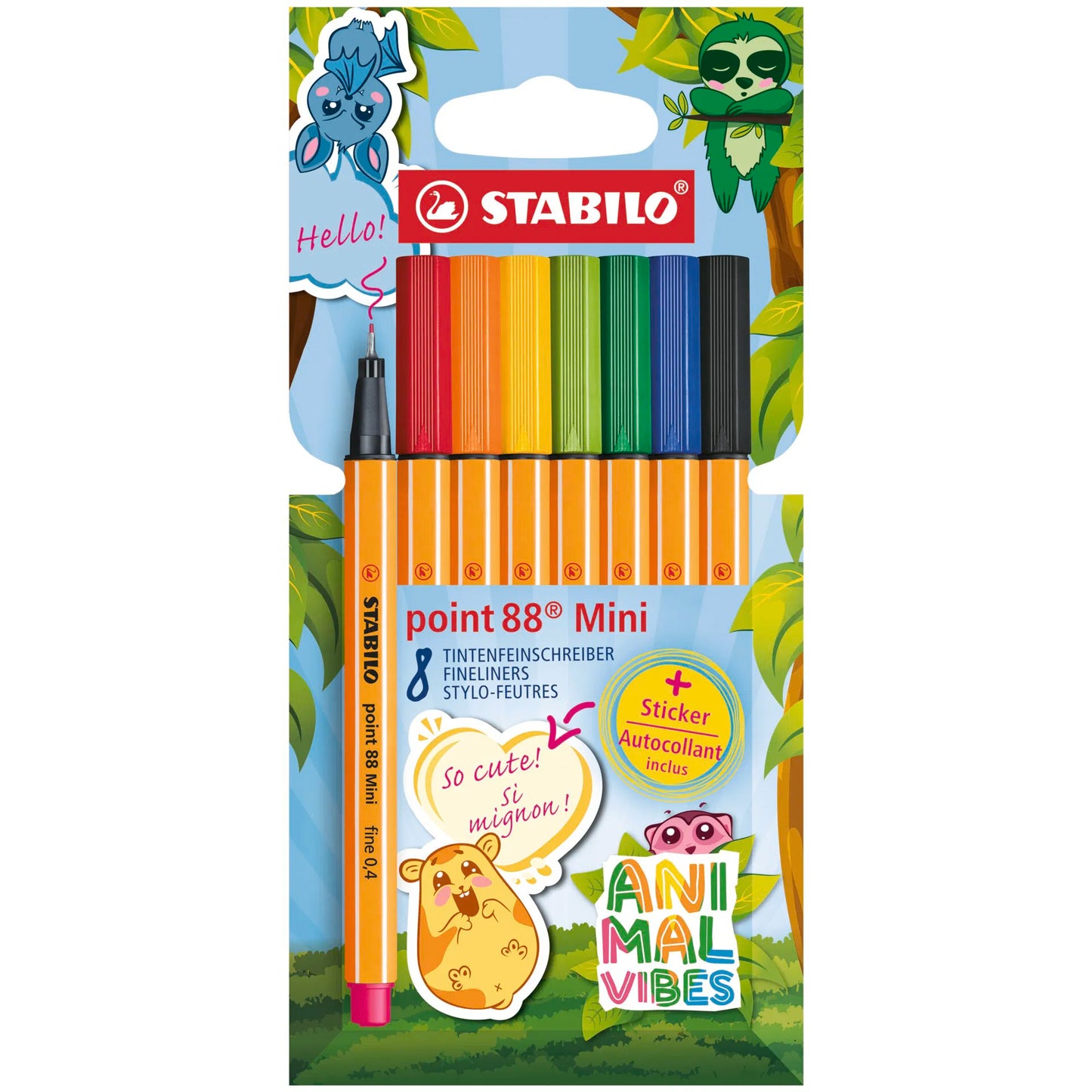 Stabilo Point 88 Mini Animal Vibes