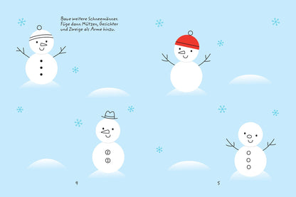 Sticker-Kreativbuch Weihnachten