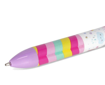 Legami Click Clack Stift zweifarbig im Einhorn Stil