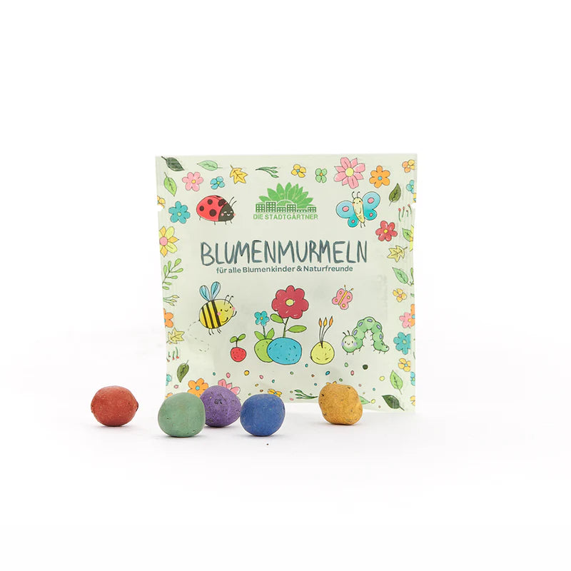 Die Stadtgärtner Blumenmurmeln für alle Blumenkinder & Naturfreunde