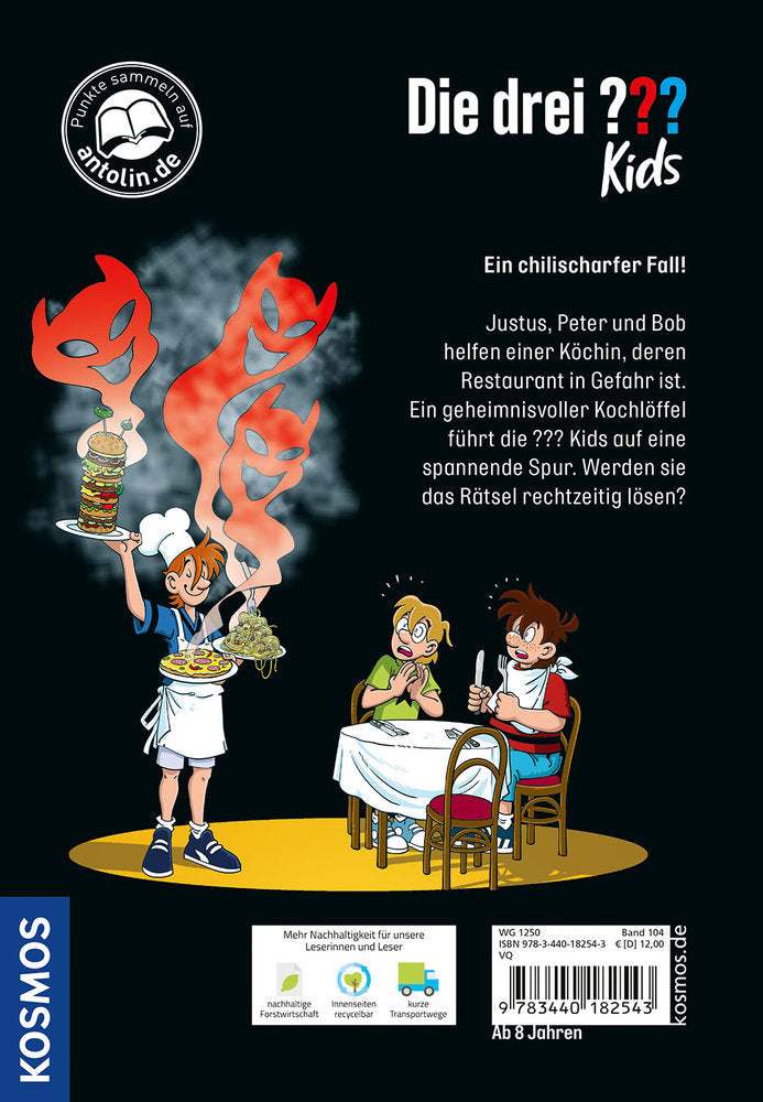 Kosmos Die drei ??? Kids 104 Teuflische Küche