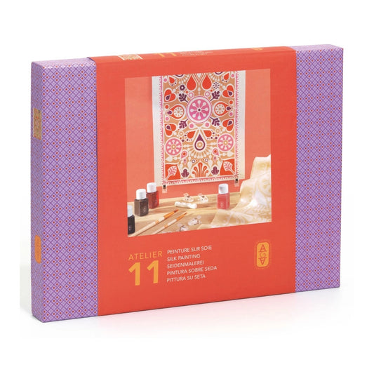 Djeco Atelier 11 Seidenmalerei Blumen
