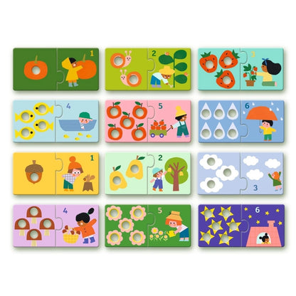 Djeco Duo Puzzle Erste Zahlen