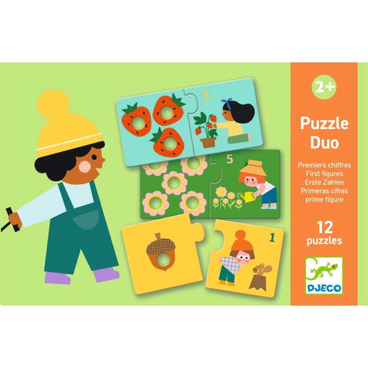 Djeco Duo Puzzle Erste Zahlen