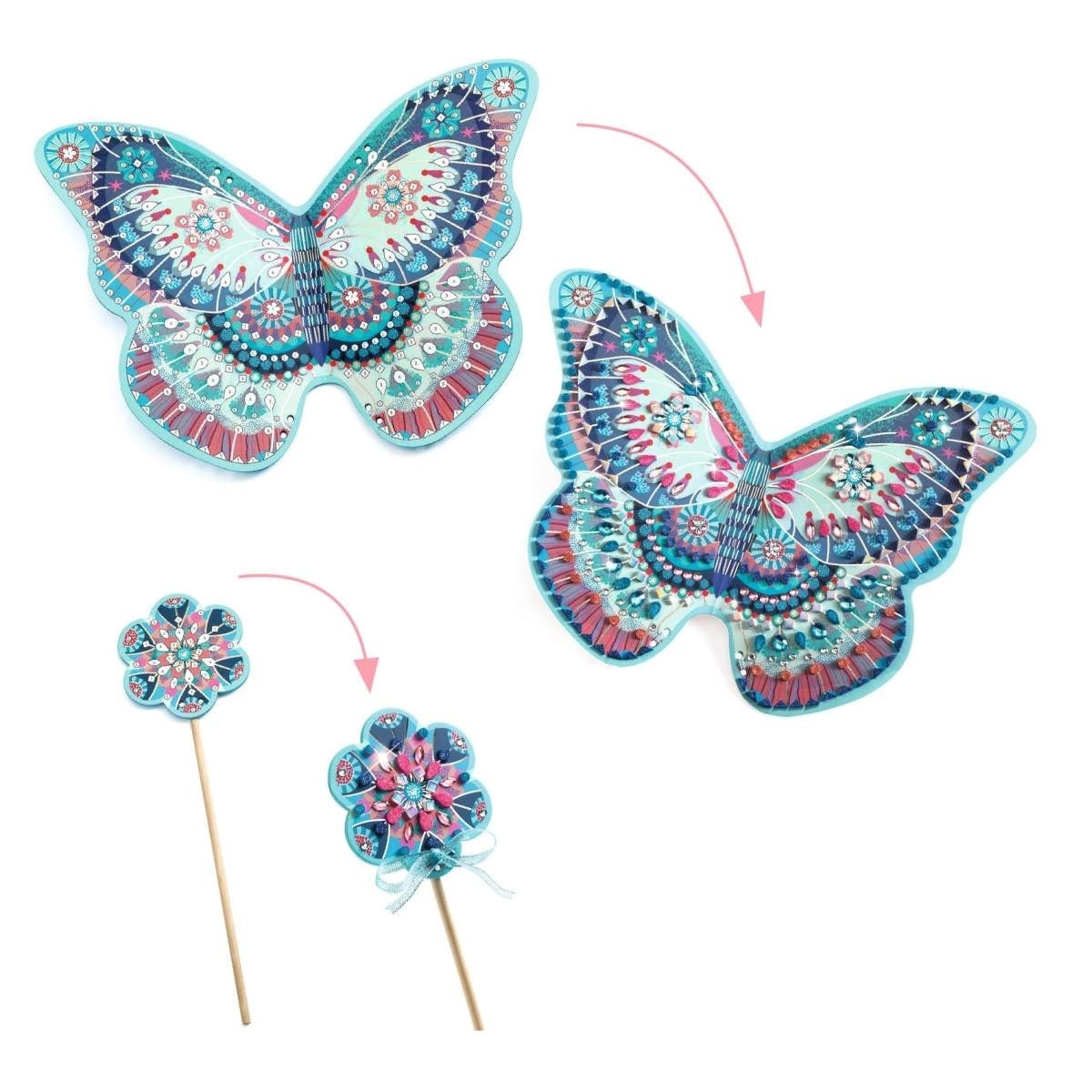 Djeco Feenflügel und Zauberstab DIY