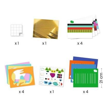 Djeco Flechtpapier