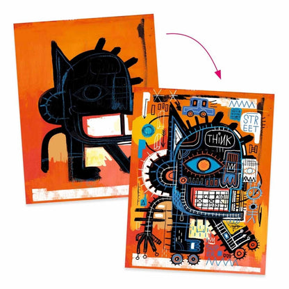 Djeco Marker-Workshop Inspired by: Jean-Michel Basquiat