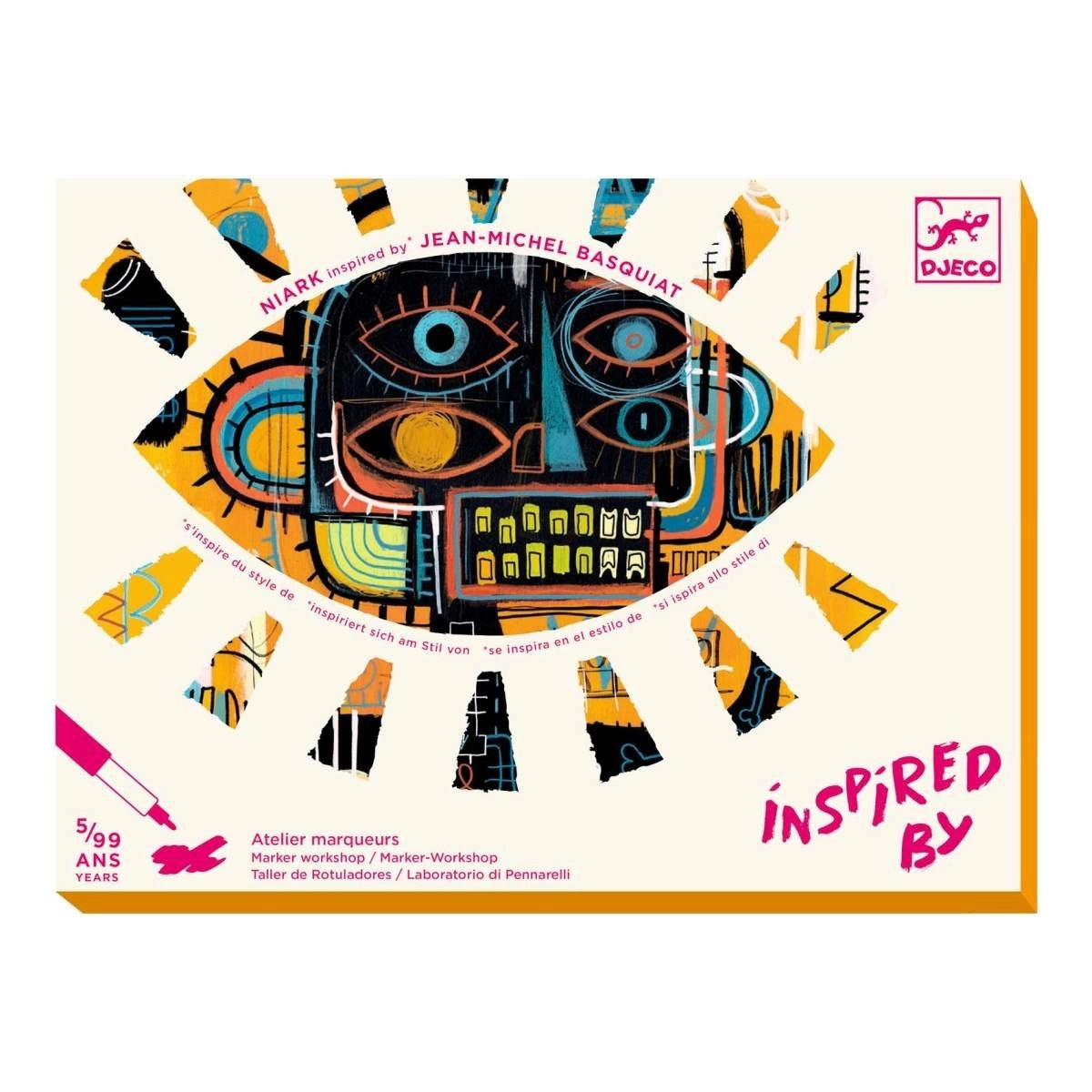 Djeco Marker-Workshop Inspired by: Jean-Michel Basquiat