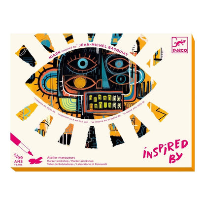 Djeco Marker-Workshop Inspired by: Jean-Michel Basquiat