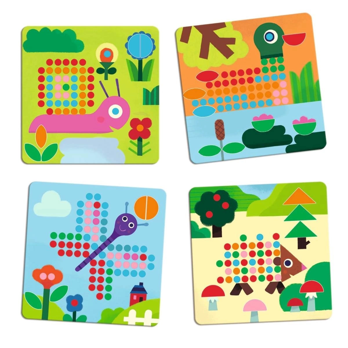 Djeco Mosaik Lernspiel Mini Animo
