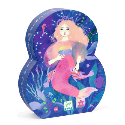 Djeco Puzzle Meerjungfrau Ella 36 Teile