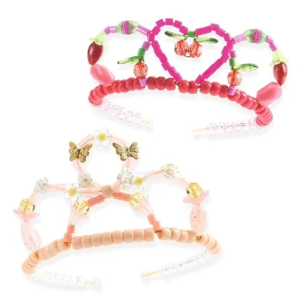 Djeco Schmuck basteln: Tiaras Rosa