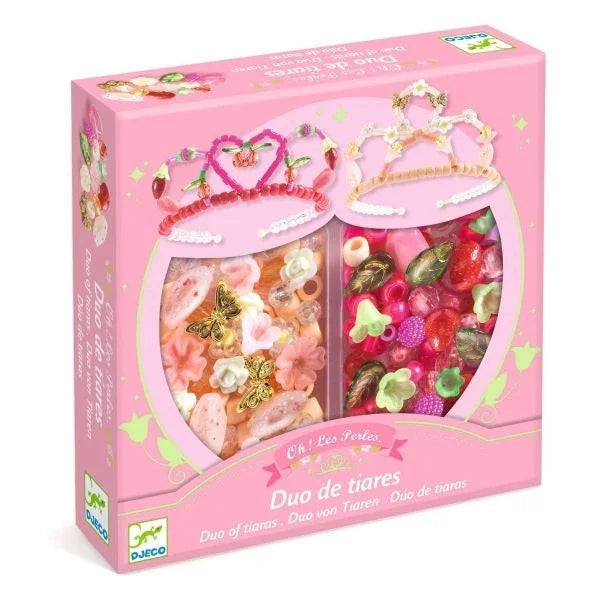 Djeco Schmuck basteln: Tiaras Rosa