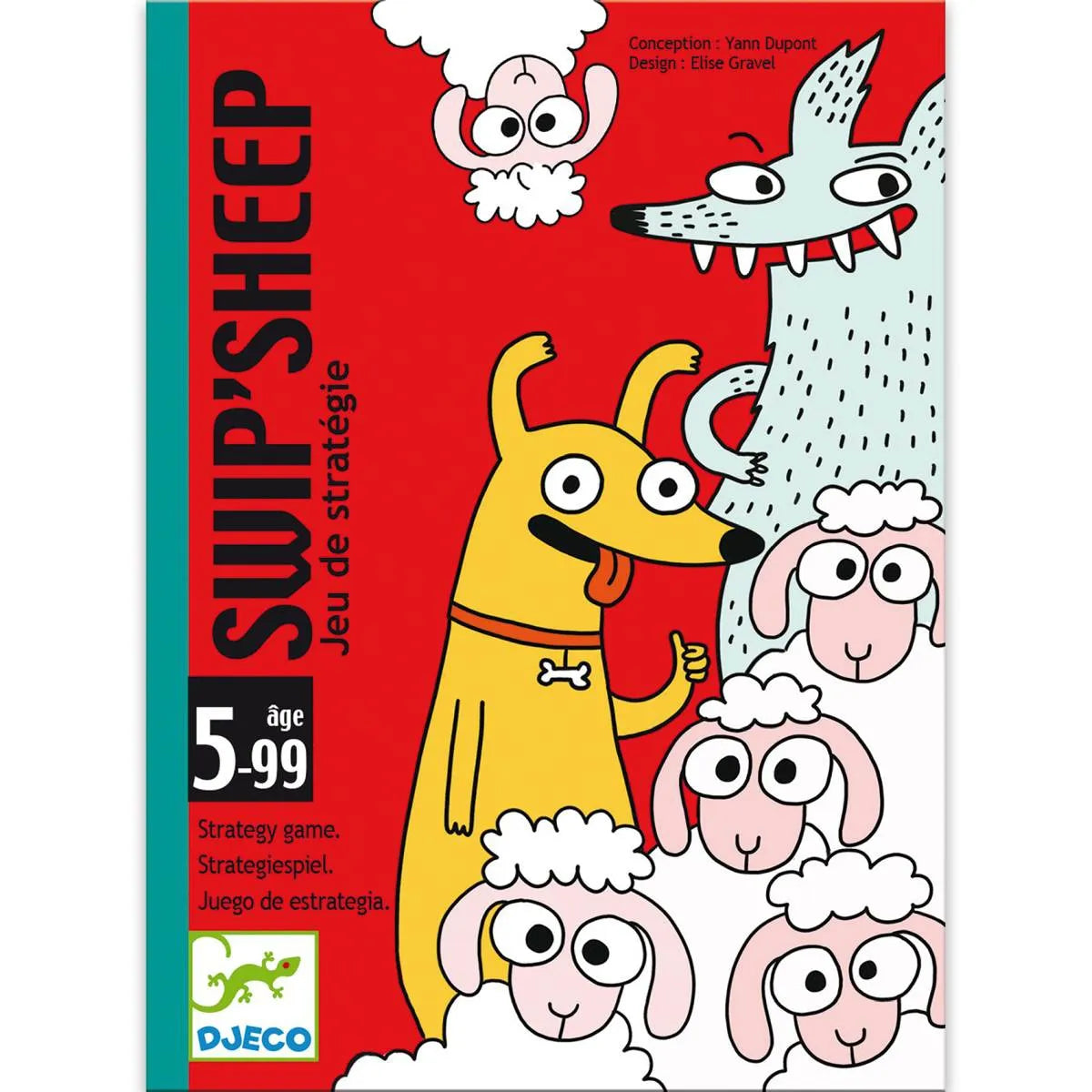 Djeco Swip Sheep Kartenspiel