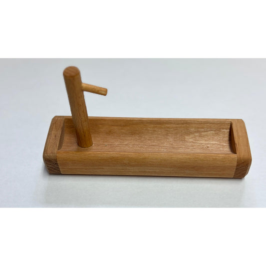 Drei Blätter Tränke Holz