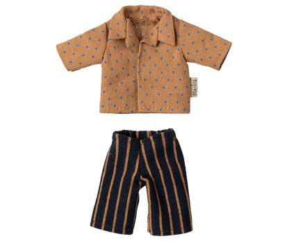 Maileg - Hemd und gestreifte Hose, Papa Maus