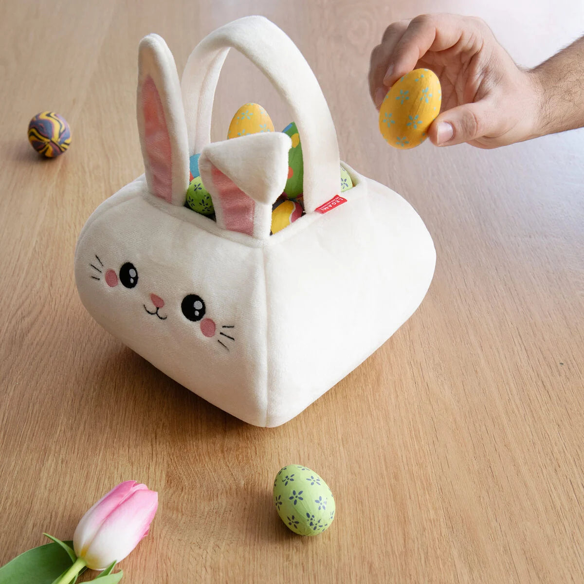 Legami Tasche für die Ostereiersuche - Bunny - Hoppy Easter