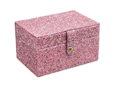 Rockahula Glitzer Schmuckdose rosa