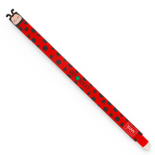 Legami Löschbarer Gelstift Ladybug „Get Lucky“ - Erasable Pen