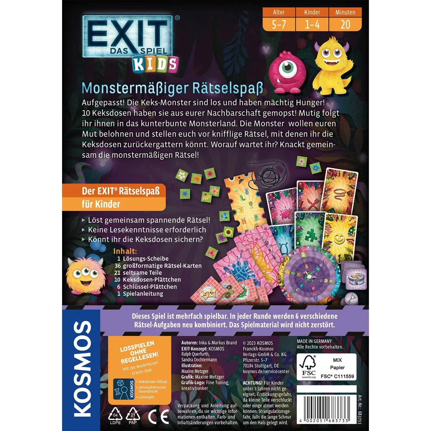 Exit Das Spiel Kids - Monstermäßiger Rätselspaß