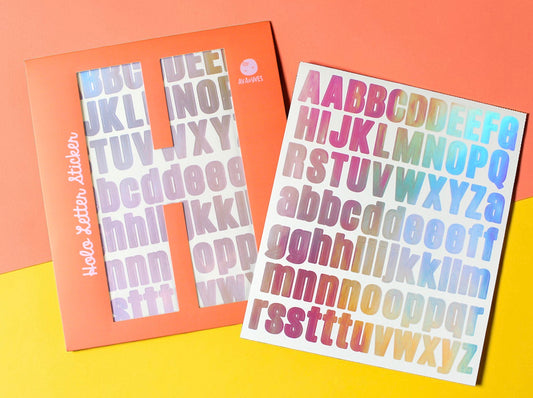Ava and Yves Holo letter Sticker