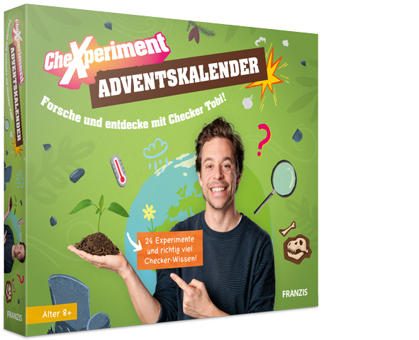 CheXperiment Adventskalender - Forsche und entdecke mit Checker Tobi
