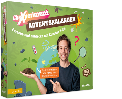 CheXperiment Adventskalender - Forsche und entdecke mit Checker Tobi