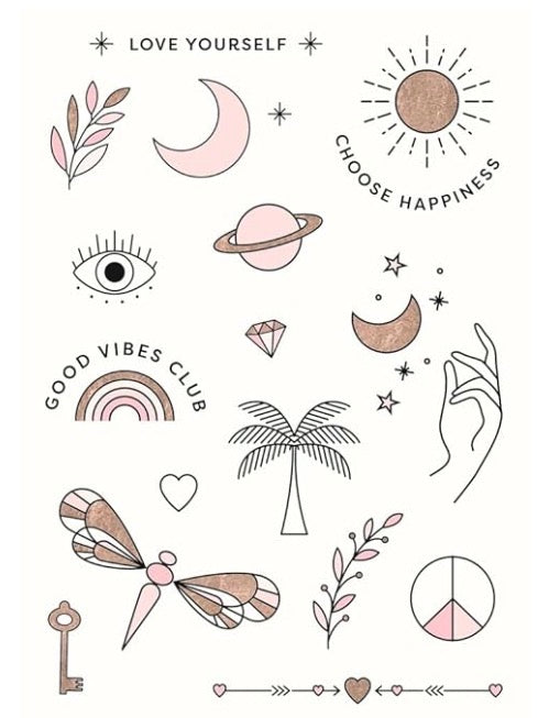 Moses metallic tattoos