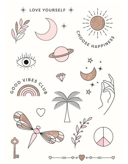 Moses metallic tattoos