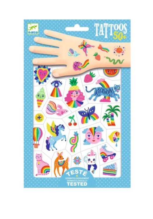 Djeco Tattoos Rainbow