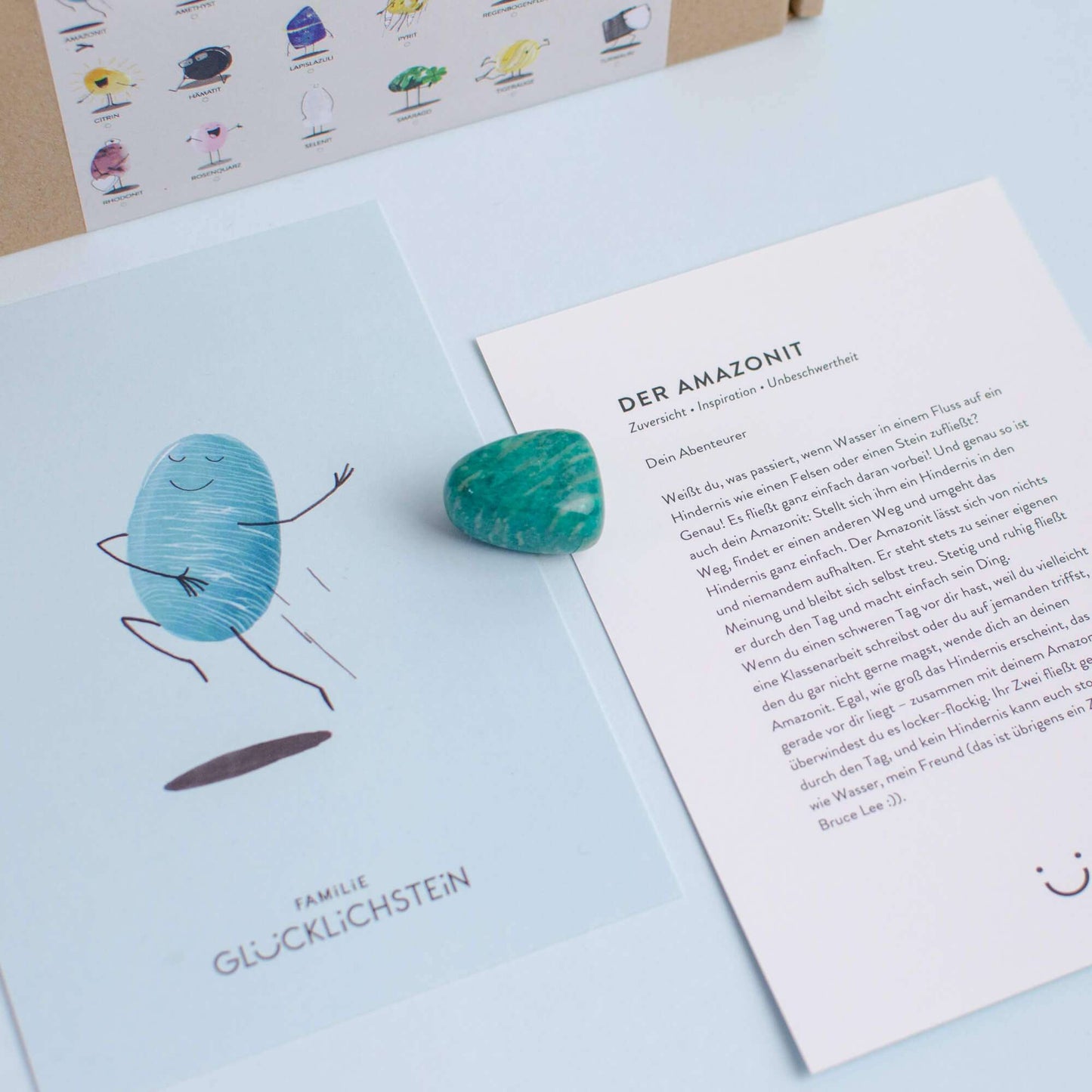 Familie Glücklichstein Amazonit