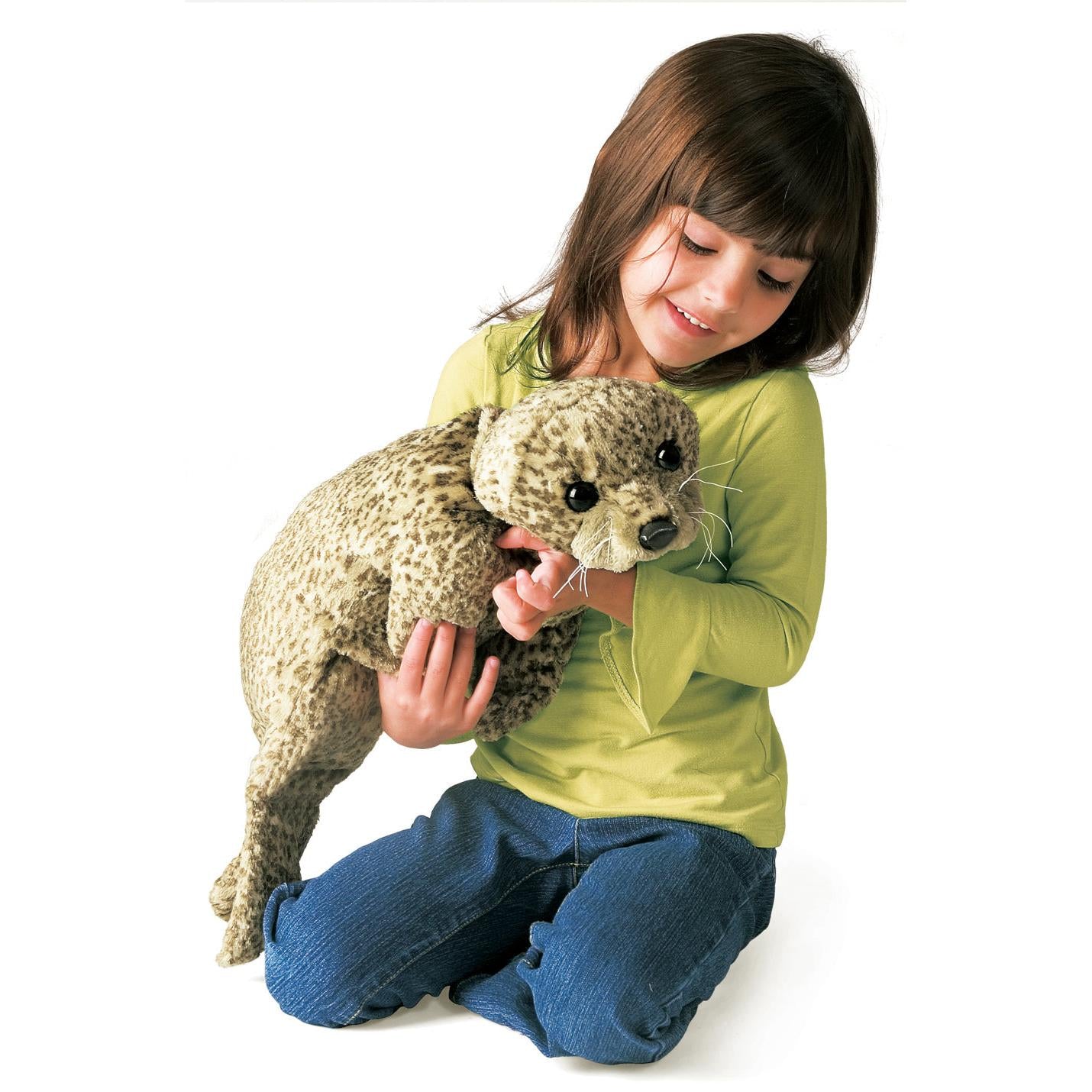 Folkmanis Handpuppe Baby Seerobbe