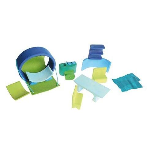 Grimm‘s Bauhaus blau/grün