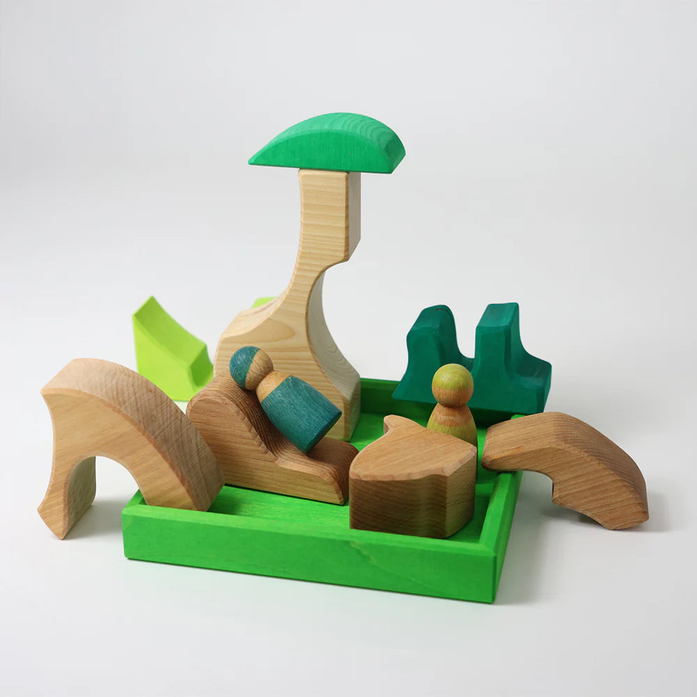 Grimms Bauspiel Grün Eichhörnchen