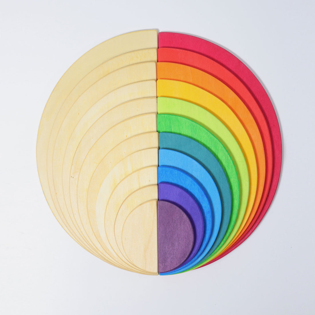 Grimms Halbkreise 11 Teile Regenbogen