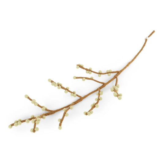 Gry & Sif Filz Zweig „Mint Gree Berries“
