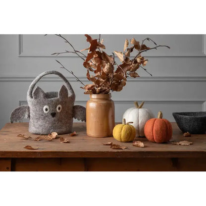 Gry&Sif Halloween Korb Fledermaus aus Filz