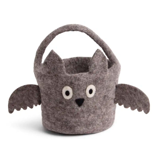 Gry&Sif Halloween Korb Fledermaus aus Filz