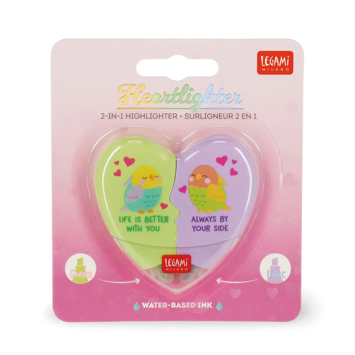Legami 2-in-1-Textmarker - Heartlighter