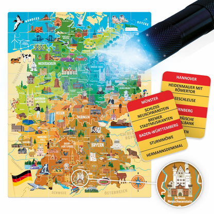 Headu Entdecke Deutschland mit der magischen Taschenlampe