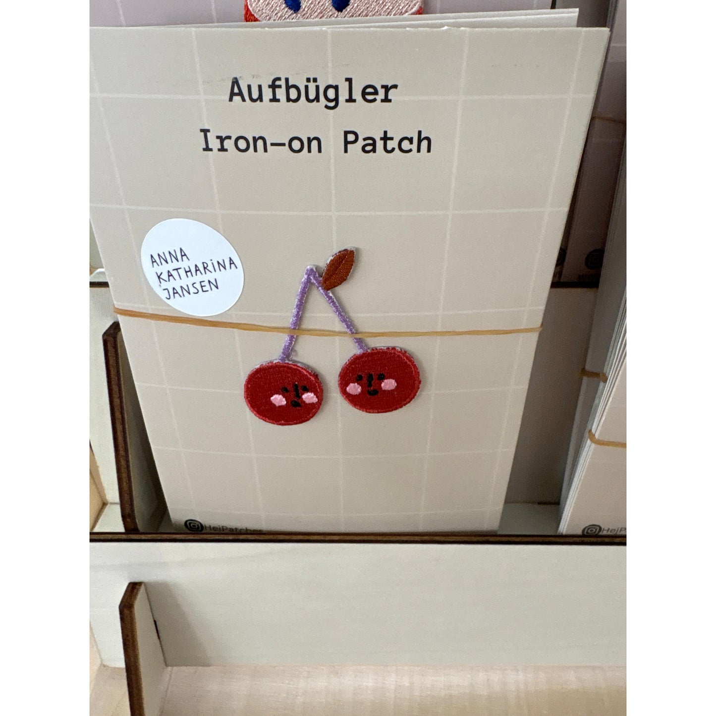 HejPatches Aufbügler Kirschen Anna Katharina Jansen