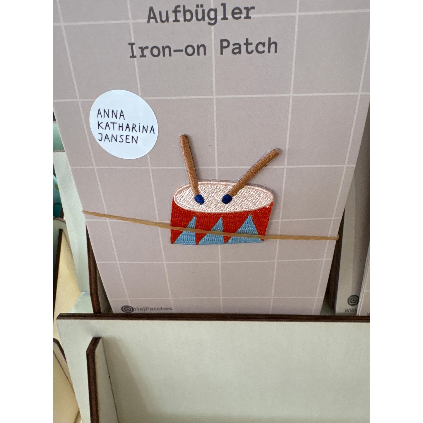 HejPatches Aufbügler Trommel Anna Katharina Jansen