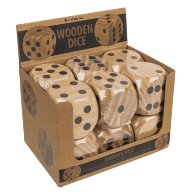 Holzwürfel groß 6x6 cm