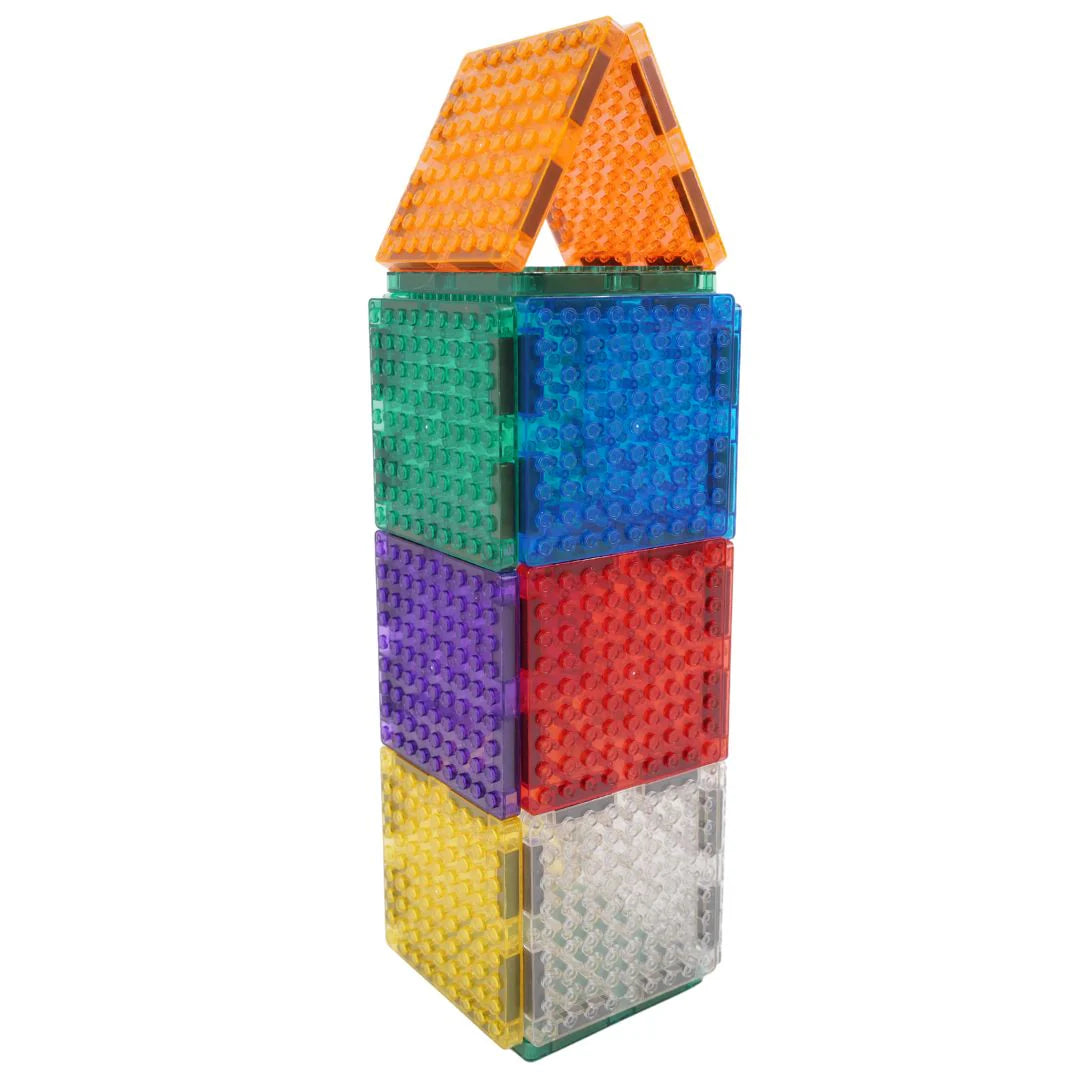 Cleverclixx Magnetbausteine Tiles Pack Intense 16 Teile