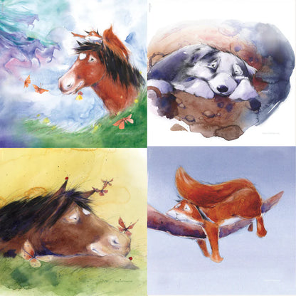 Toverlux vier Silhouetten Hrókur und die Himmelsleiter