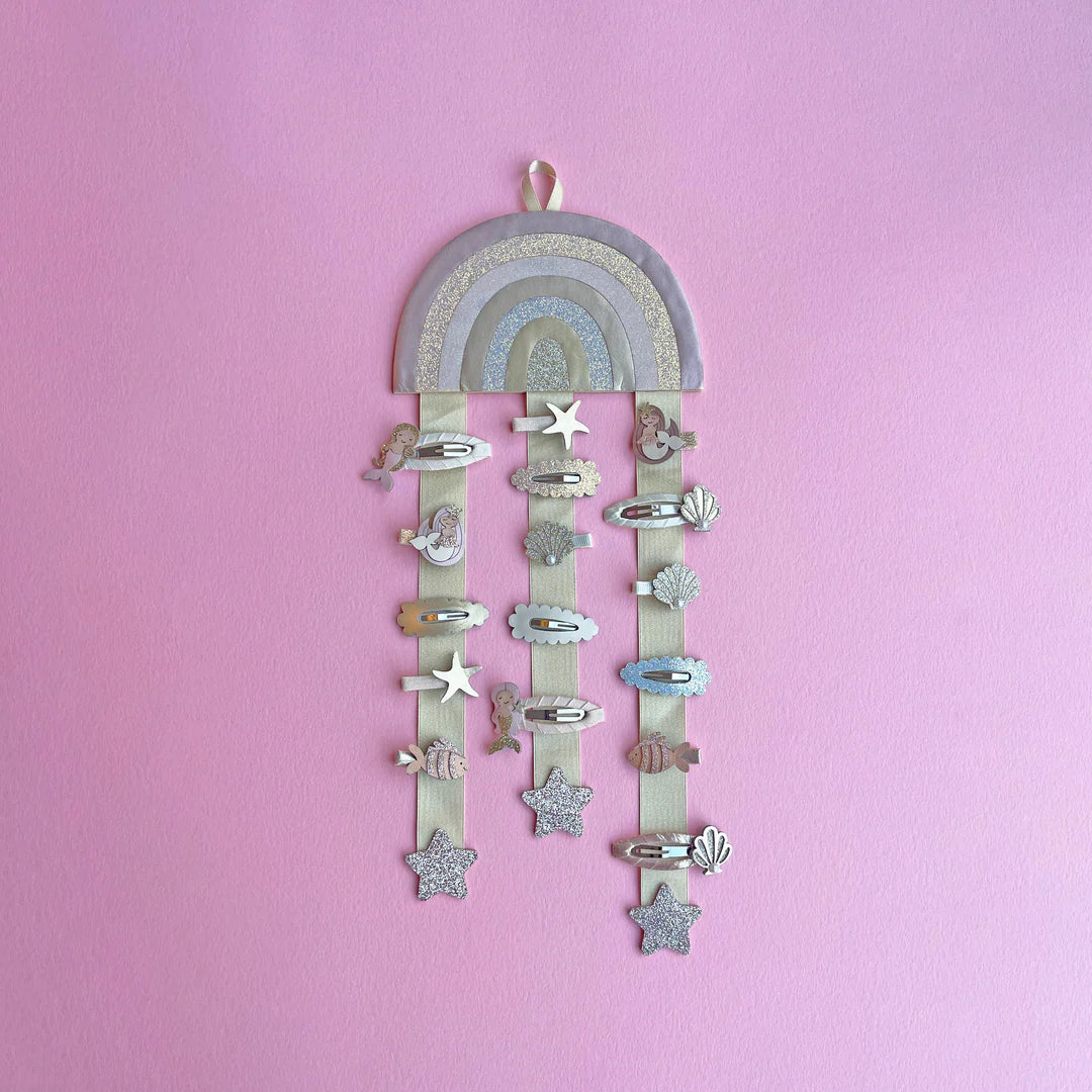 Mimi und Lula Pink rainbow wall hanger