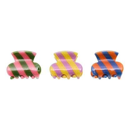 Mimi und Lula Striped mini Claw Clips