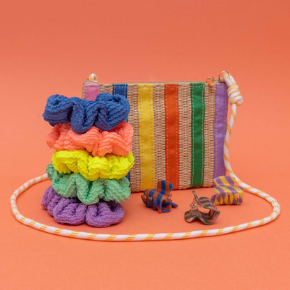 Mimi und Lula Striped mini Claw Clips