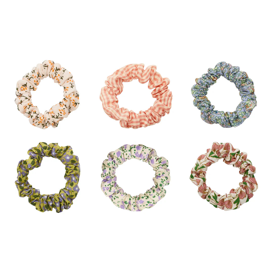 Mimi und Lula spring floral scrunchies